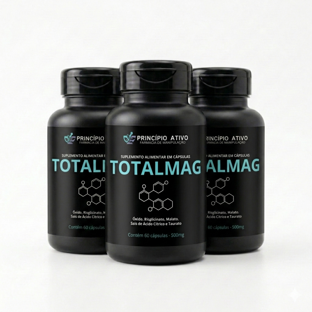 Kit 3 frascos TOTALMAG