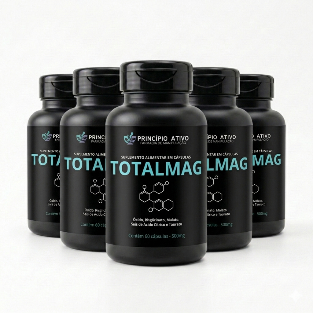 Kit 5 frascos TOTALMAG